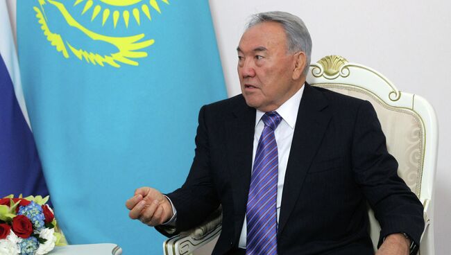Президент Казахстана Нурсултан Назарбаев, архивное фото