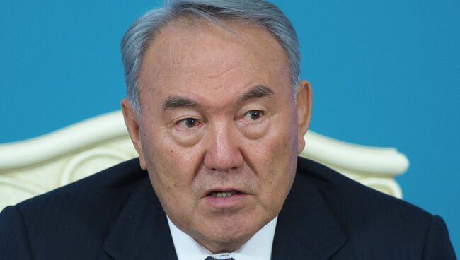 Президент Казахстана Нурсултан Назарбаев, архивное фото