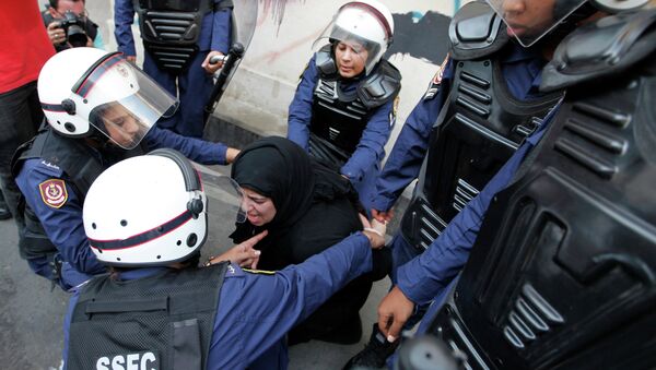 Антиправительственная демонстранция в столице Бахрейна