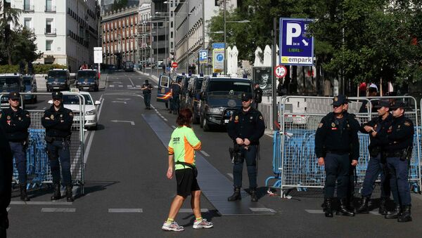 Усиление мер безопасности в Мадриде перед акцией протеста