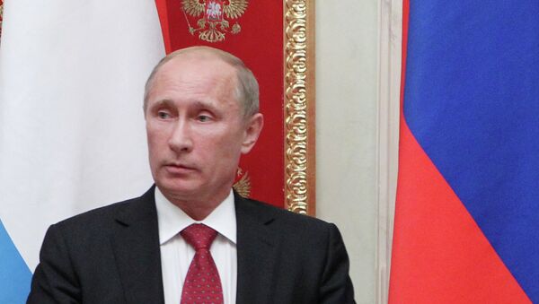 Президент РФ Владимир Путин в Кремле