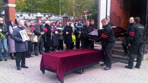 Похороны детей, ставших жертвами ДТП на Минской улице