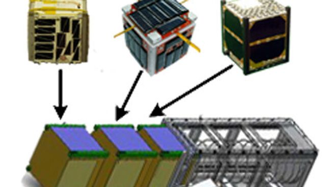 Микроспутники CubeSat и устройство для их запуска