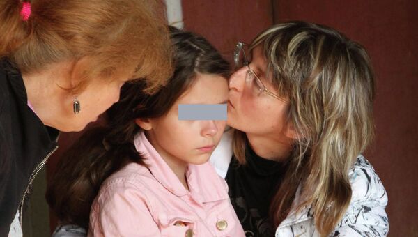 Девятилетняя Даша Попова, которая было похищена 19 сентября 2012 года у своего дома в Ростове-на-Дону.