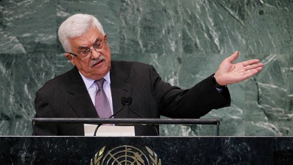 Палестинский лидер Махмуд Аббас на 67-й сессии Генассамблеи ООН