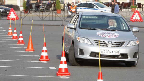Всероссийский конкурс водительского мастерства среди женщин АвтоЛеди. Архивное фото