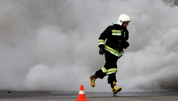 Учения МЧС по Санкт-Петербургу и пожарного спасательного отряда противопожарной службы
