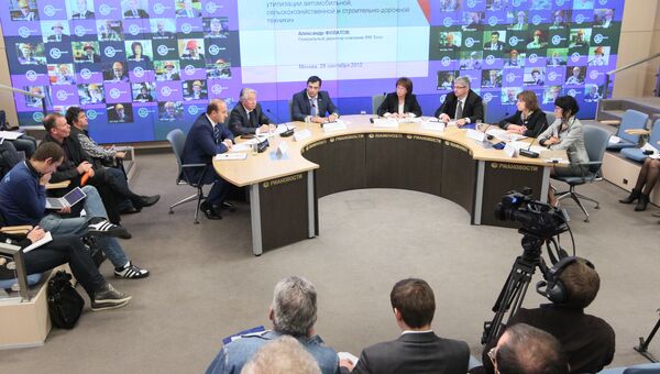Круглый стол в РИА Новости