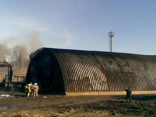Пожар на заводе в ХМАО