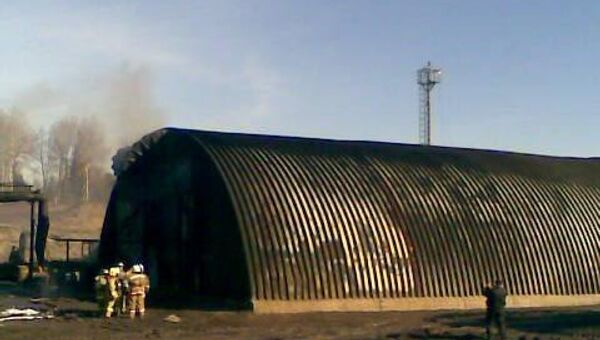 Пожар на заводе в ХМАО