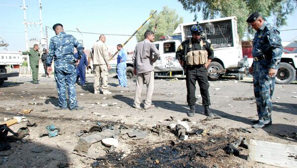 На месте теракта в городе Эль-Кут в Ираке
