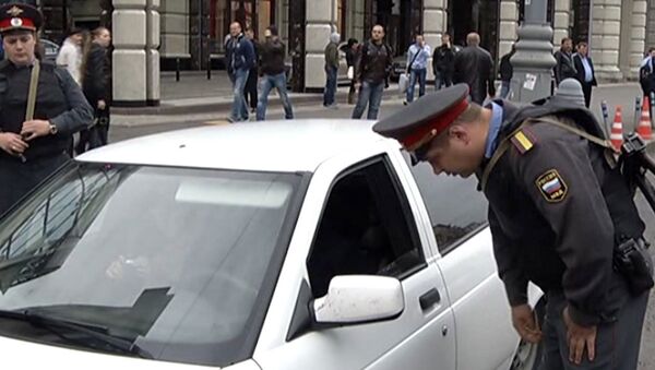 Стрельба из машины свадебного кортежа в центре Москвы