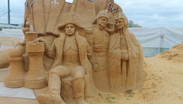 Песчаные фигуры коломенское  скульптуры песок Москва
