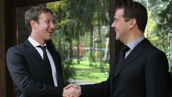 Д.Медведев встретился с М.Цукербергом