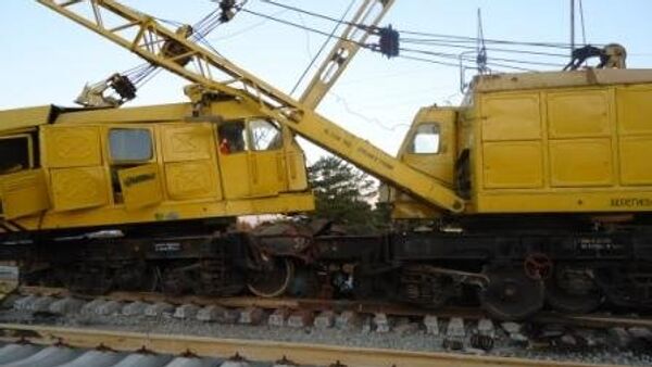 Два путеукладчика столкнулись на железной дороге в Приамурье