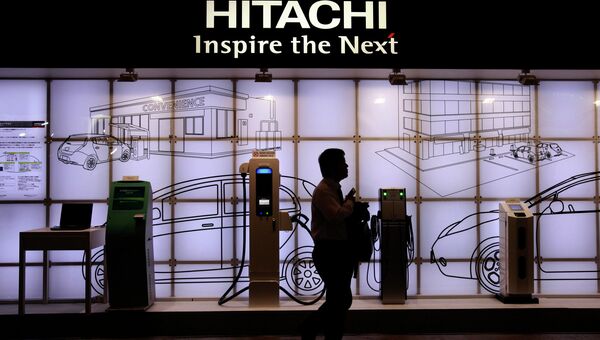 Стенд компании Hitachi на выставке CEATEC JAPAN 2012 Electronics Show