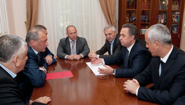 Виталий Мутко встретился с президентом Республики Дагестан 