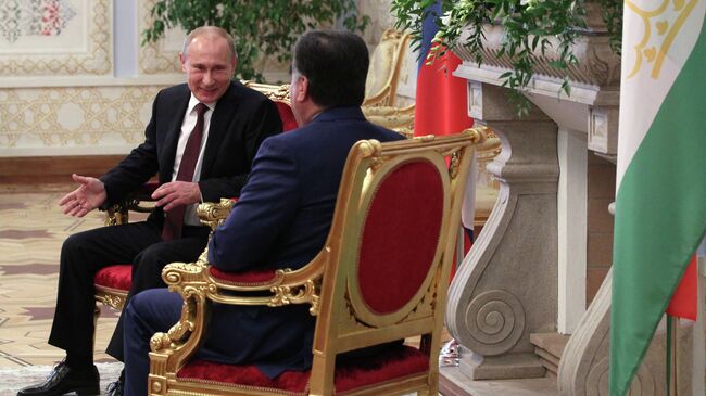 Официальный визит президента РФ В. Путина в Таджикистан