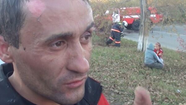 Получивший ожоги оператор о пожаре на автозаправке в Иркутске