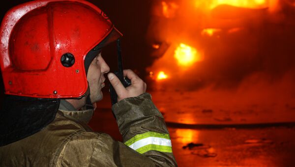 Пожар на заводе по переработке пряностей в Новгородской области