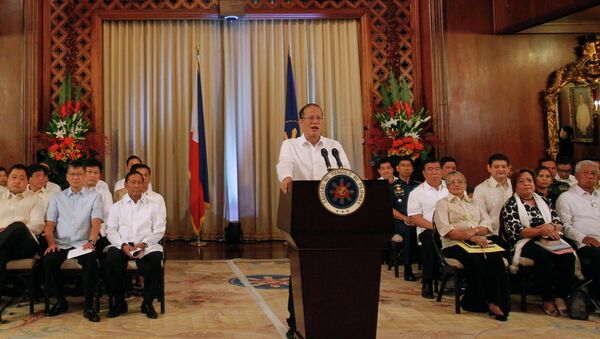 Выступление президента Филиппин Бениньо Акино по итогам переговоров с организацией Исламский освободительный фронт Моро