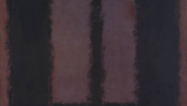 Холст Черное на коричневом (Black on Maroon) художника Марка Ротко