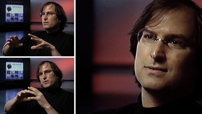 Кадр из документального фильма Стив Джобс. Потерянное интервью