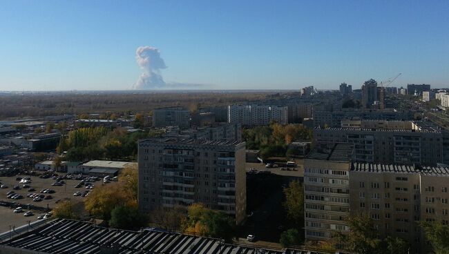 Взрывы боеприпасов под Оренбургом