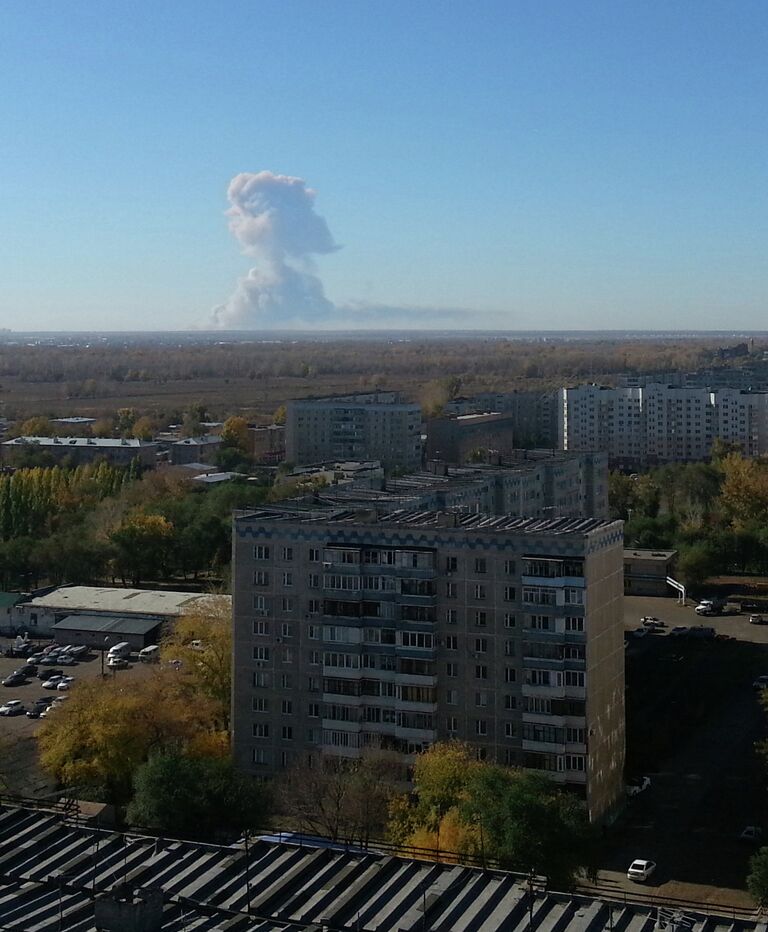 Взрывы боеприпасов под Оренбургом