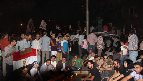 Шествие и митинг в Масперо, Каир