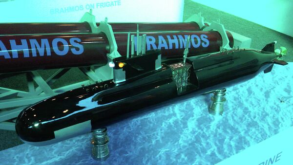Cверхзвуковая ракета BrahMos, архивное фото