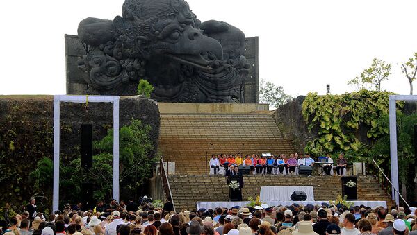 Памятная церемония по жертвам теракта 12 октября 2002 года на Бали