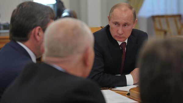 Встреча Путина с губернатором Тверской области