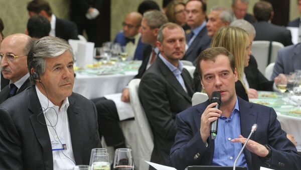 Дмитрий Медведев на выездном заседании Всемирного экономического форума