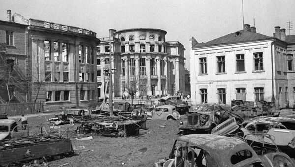 Город Винница после освобождения от фашистских захватчиков. 1944-45 годы