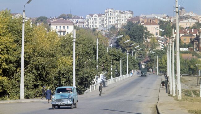 Вид Винницы. Мост через реку. 1966 год. Архивное фото