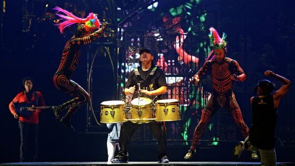 Репетиция шоу Michael Jackson THE IMMORTAL Cirque du Soleil