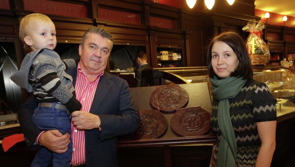 Открытие шоколадного бутика А. Коркунов в Москве