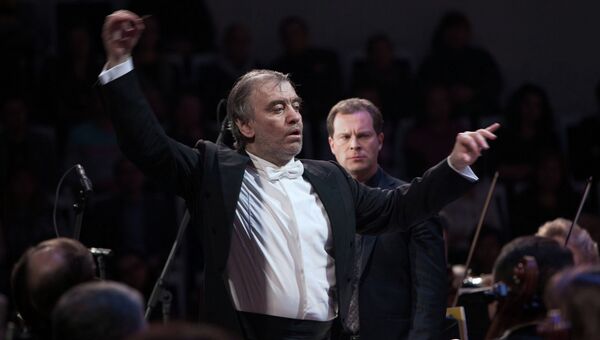 Валерий Гергиев на филармоническом фестивале в Концертном зале имени Чайковского. Архивное фото