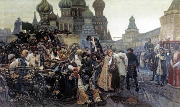 Картина Утро стрелецкой казни художника В.И. Сурикова
