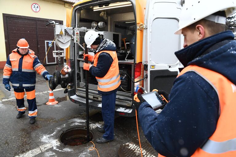 Роботы на службе у Мосводоканала