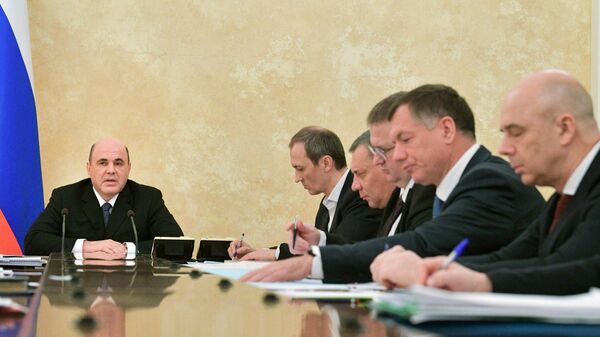 Председатель правительства РФ Михаил Мишустин проводит совещание с вице-премьерами РФ.