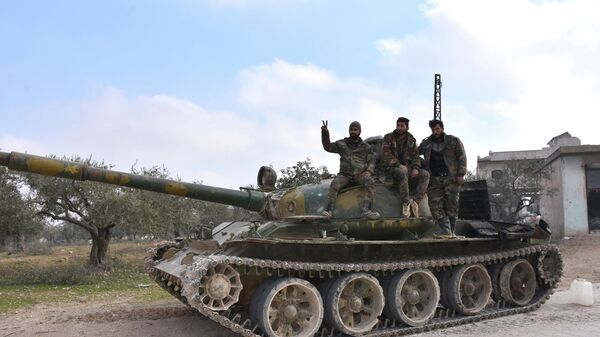 Сирийские военные в провинции Идлиб