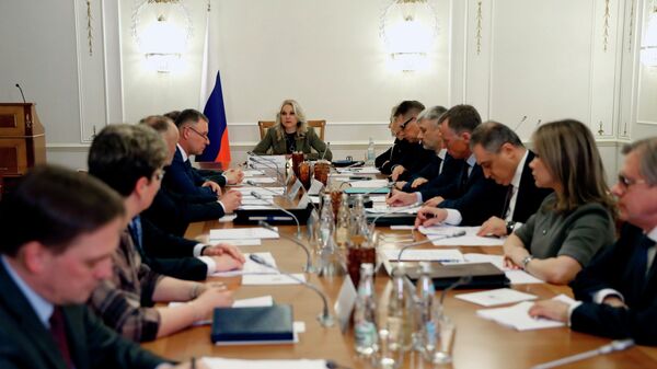 Заместитель председателя правительства РФ Татьяна Голикова провела совещение  по предупреждению завоза и распространения коронавируса на территории РФ