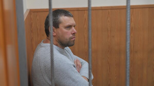Бывший сотрудник полиции Денис Коновалов в Басманном суде
