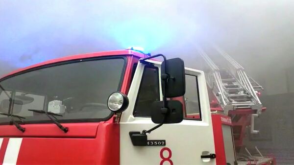 Пожарная машина в Махачкале