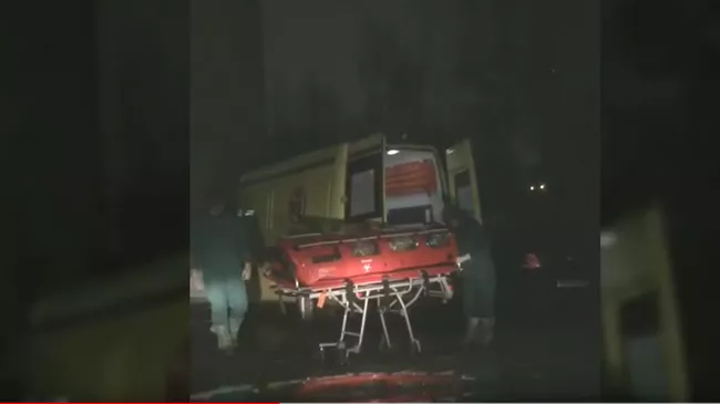 В Сети появилось видео вывоза в капсуле вернувшегося из Китая жителя России
