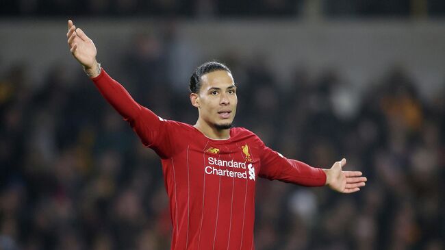 Защитник ФК Ливерпуль Вирджил ван Дейк