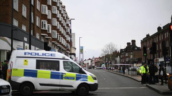Полиция на месте происшествия в Лондоне