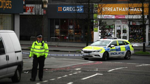 Полиция на месте происшествия в Лондоне. Архивное фото